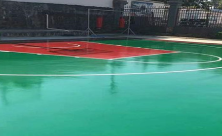 淮南篮球场翻新地面